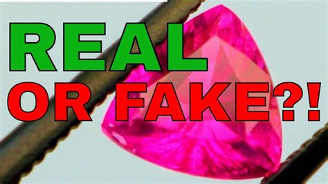 How To Tell If Ruby Is Real Or Fake Youtube