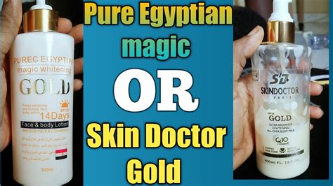 Pure Egyptian Magic Whitening Gold Lotion Or Skin Doctor Gold Body