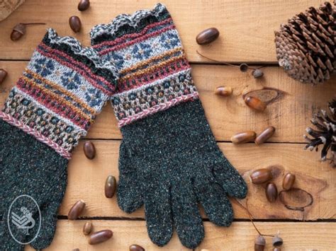 Fair Isle Gloves Durable