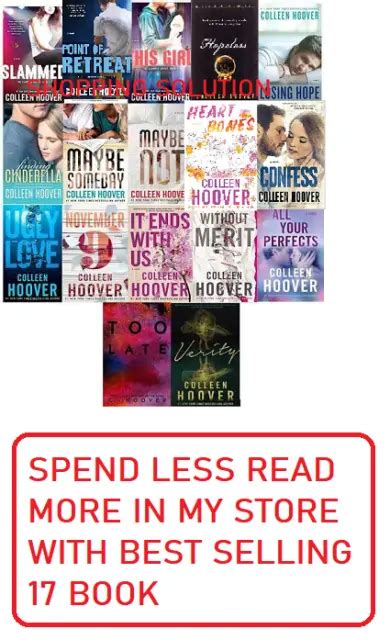 The Complete Collection Of Colleen Hoover Top 17 Books Set Paperback