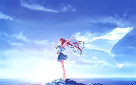 Anime Blue Sky Wallpaper