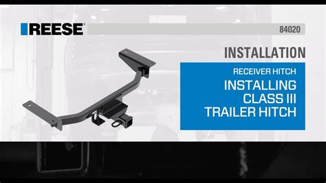 Mazda CX Hitch Install REESE Class III In Receiver YouTube