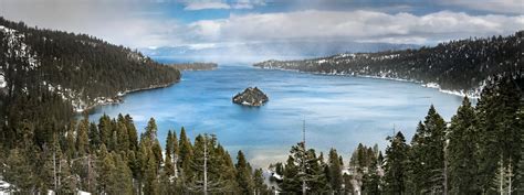 Photo Release Emerald Bay Lake Tahoe In Winter By