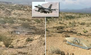 Fate Of Pilot Unknown As F 16 Military Jet Crashes Daily Mail Online