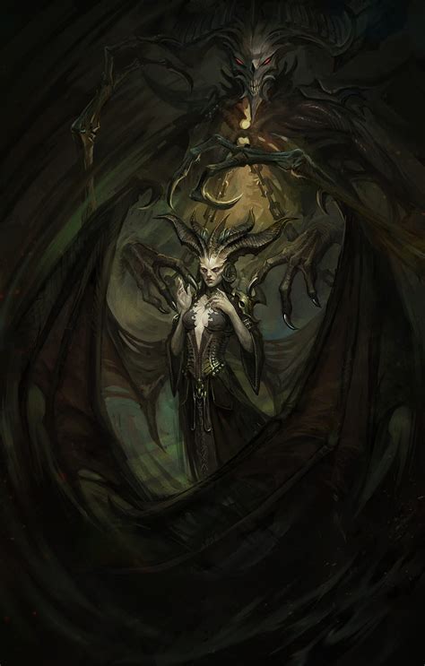 Artstation Lilith Diablo 4 Fan Art Klaher Baklaher Lilith