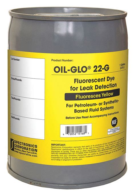 Spectroline Oil Based Petroleum And Synthetic Fluorescent Leak