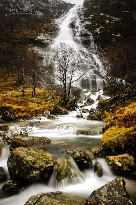 Steall Waterfalls In The Highlands Of Scotland Scotland Landscape