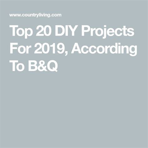These Are The Top Diy Projects For 2019 Diy Projects Projects Diy