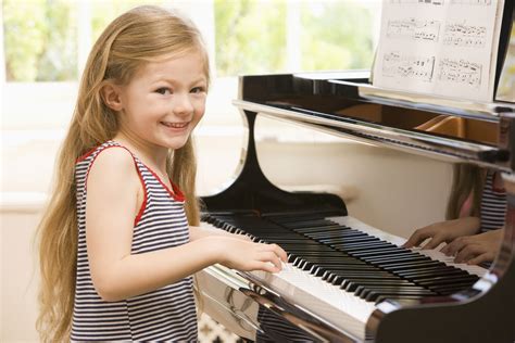 Girl Playing Piano England Piano England Piano