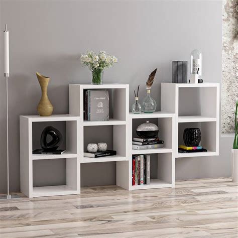 White Wall Mounted Bookcase Brandalley
