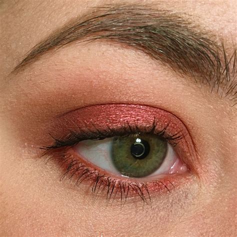 Simple Red Eyeshadow Look Makeupaddiction