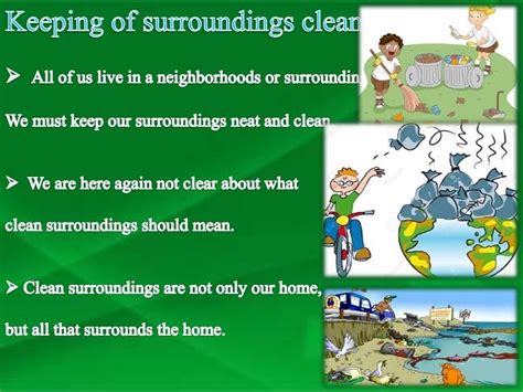 Cleanliness Of Surroundings And Health