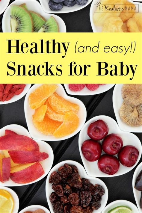 7 Healthy Snacks For Babies Great For Traveling The Realistic Mama