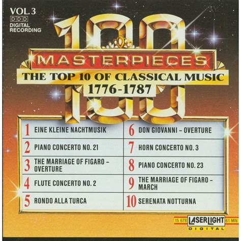 The Top 100 Masterpieces Of Classical Music 1685 1928 Cd3of10