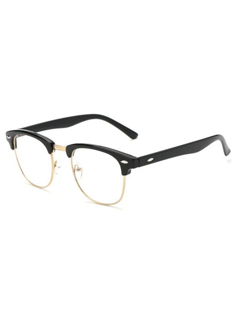 Buy Pro Acme Vintage Inspired Semi Rimless Clear Lens Glasses Frame Online Topofstyle