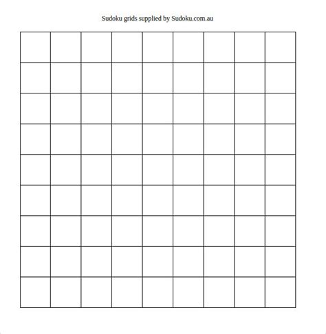 printable sudoku templates  excel