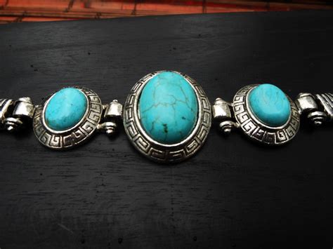 aztec-turquoise-bracelet-vintage-southwestern-by-culturecross