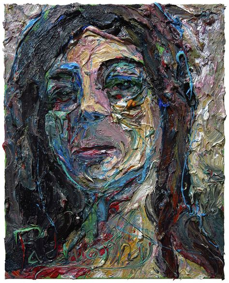 Abstract Impressionism Artist Contemporary Portrait Art Deco Painting