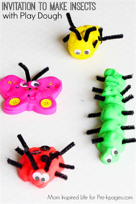 Making Insects With Play Dough