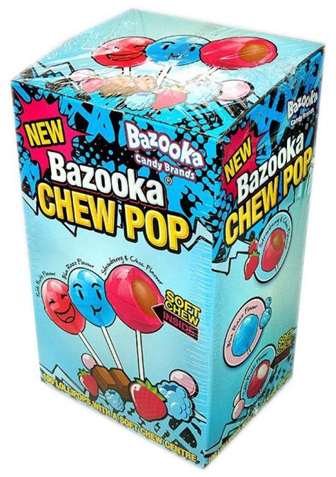 Case Price Bazooka Chew Pops 14g X 100 Approved Food