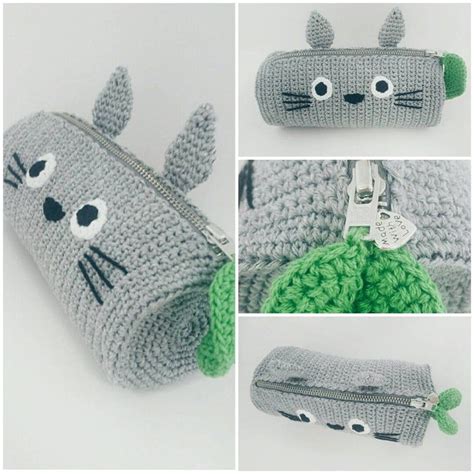 Keep Your Things Organized With This Cute Totoro Pencil Case Crochet