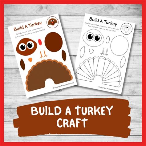 Build Your Own Turkey Printable