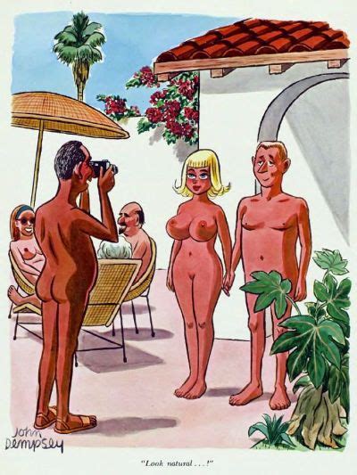 Vintage Playboy John Dempsey Cartoon Funny Cats Hunting Girl Man Hot Sex Picture