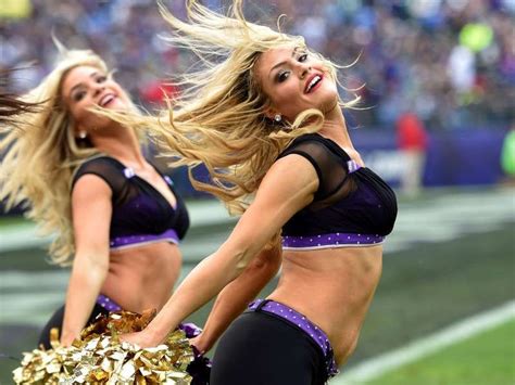 Slide 21 Of 75 The Baltimore Ravens Cheerleaders Perform During The