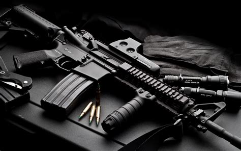 Enjoy our curated selection of 165 black wallpapers and backgrounds. Black Gun Wallpaper | HD Wallpapers