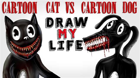 How to draw a cat using the word cat. Draw My Life : Cartoon Cat Vs Cartoon Dog - YouTube