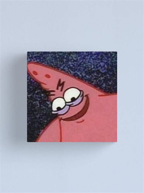 Patrick Star Meme Canvas Print For Sale By Shemullet Redbubble