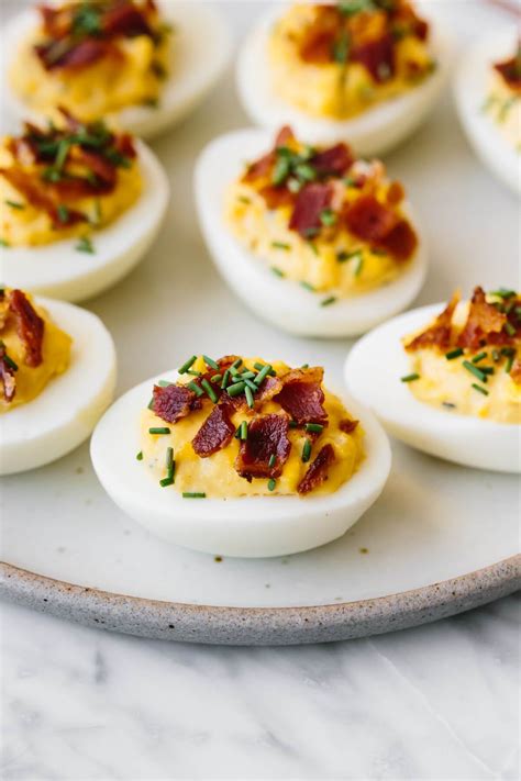 Eat them in moderation and they're part of a healthy diet. Bacon Deviled Eggs - How to Make Deviled Eggs with Bacon | Downshiftology