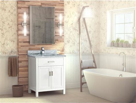 Make your choice according to your home's personal needs and your own taste. 30 inch White Finish Transitional Bathroom Vanity Cabinet ...