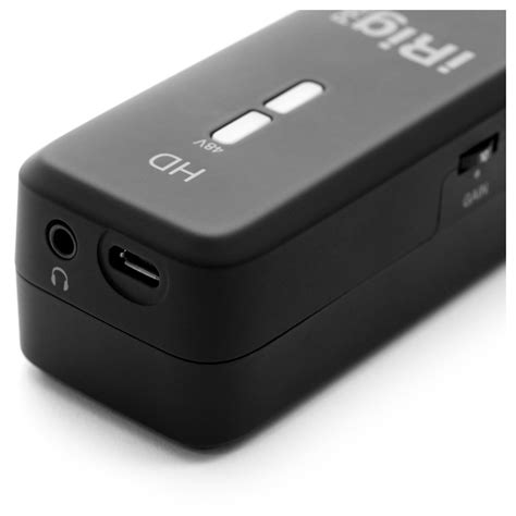 Ik Multimedia Irig Pre Hd Mic Interface For Ios Android Mac And Pc At