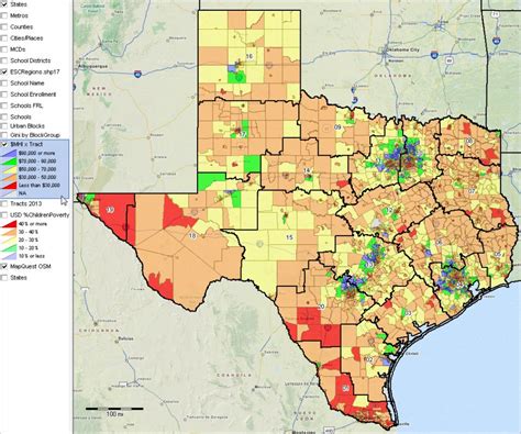 Texas School Districts 2010 2015 Largest Fast Growth