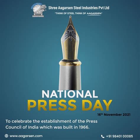 National Press Day Is Observed On November 16 Every Year To Honour And