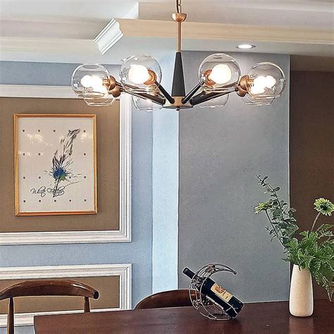 Lampadari in legno dal design lampadari moderni a soffitto. Lusso Lampadario vintage in vetro appeso a LED Lampadario ...