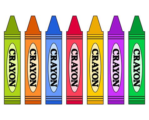 Color Crayon Clipart Clipground