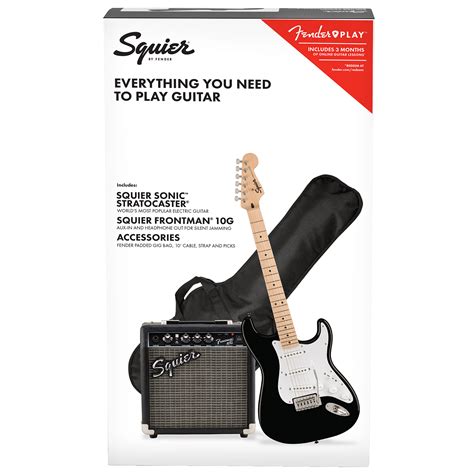 Squier Sonic Stratocaster Pack BK Set guitarra eléctrica