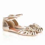 Images of Gold Flat Sandals