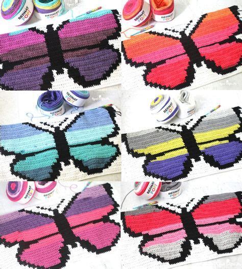 Bernat Pop Butterfly Crochet Graphgan Part 1 Repeat Crafter Me