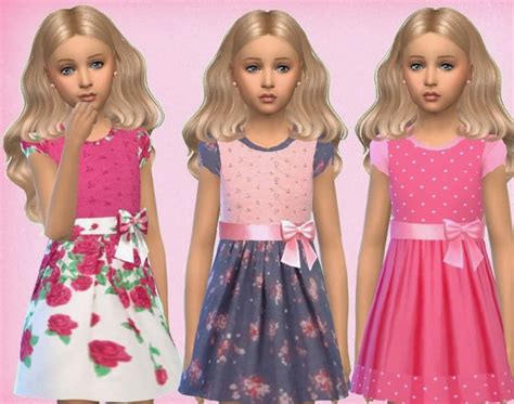 Girl Dresses Sims 4 Cc Kids Clothing Sims 4 Toddler Sims 4 Children