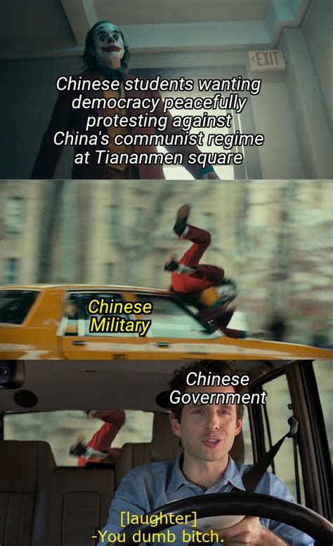 Tiananmen is taboo in china, but that doesn't stop people from finding ways to talk about it. Another Tiananmen square meme : HistoryMemes