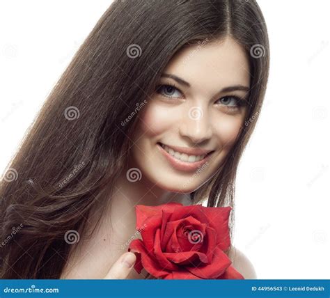 Woman Beauty Stock Image Image Of Brunette Teeth Young 44956543