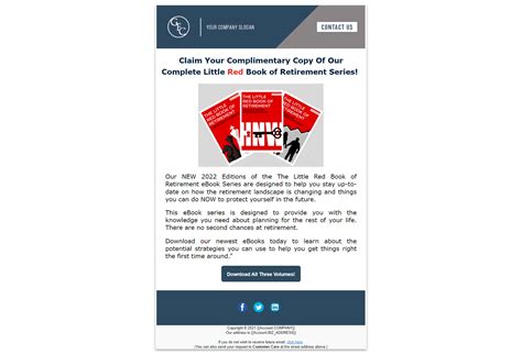 The Little Red Book Of Retirement Ebook Series Financial Advisor Books