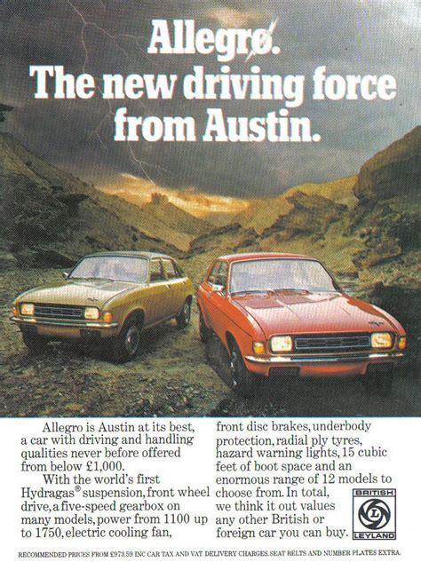 Austin Allegro Advert Jonathan Flickr