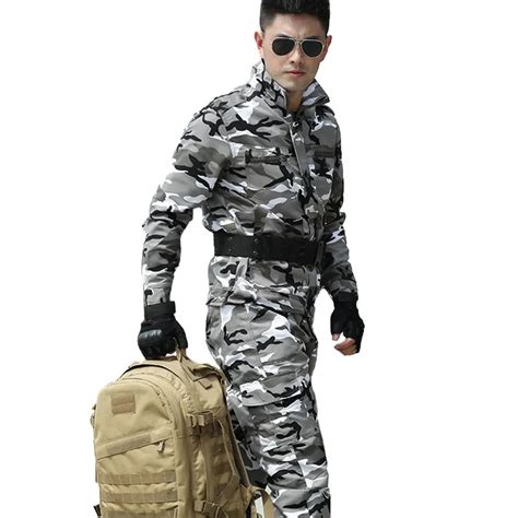 Military Swat Uniform Suit Tactical Camouflage Suit Army Special Forces