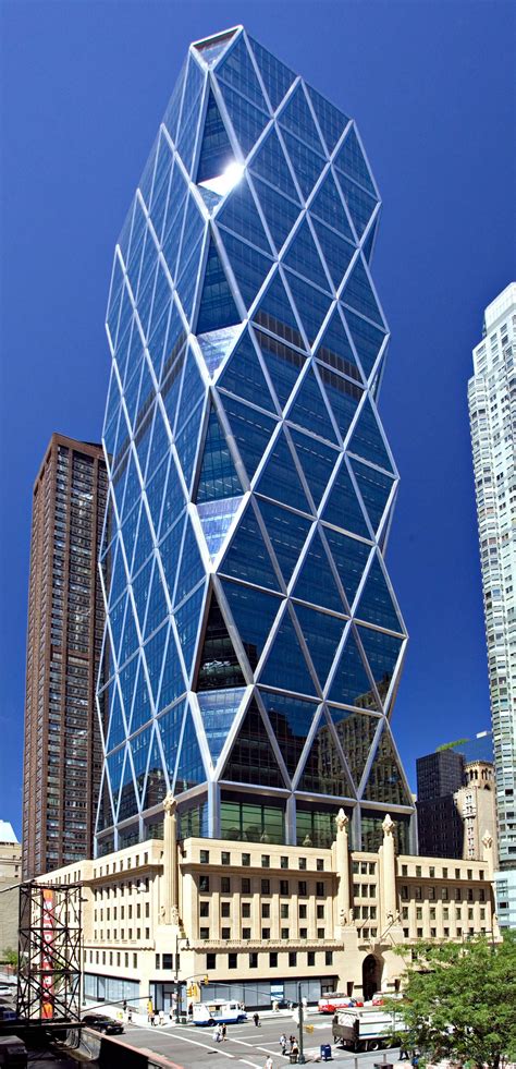 Hearst Tower New York Usa By Foster Partners 42 Floors Height
