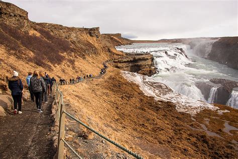 Gullfoss The Beautiful Waterfall In Iceland