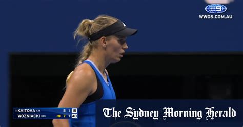 Video Tennis Highlights Petra Kvitova V Caroline Wozniacki